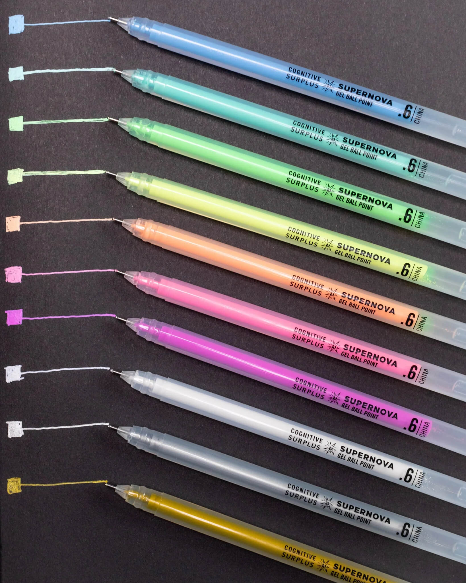 Supernova Gel Pens (Pack of 10)1